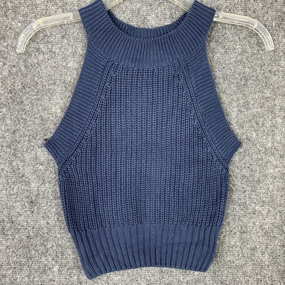 Chloe & Katie Tank Sweater Vest Teal Blue Size S